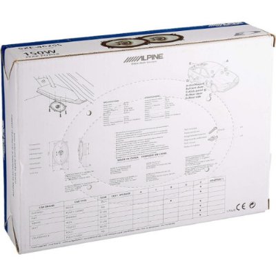 Alpine SXE-4625S 150 W 10x15 cm Oto Hoparlör Outlet