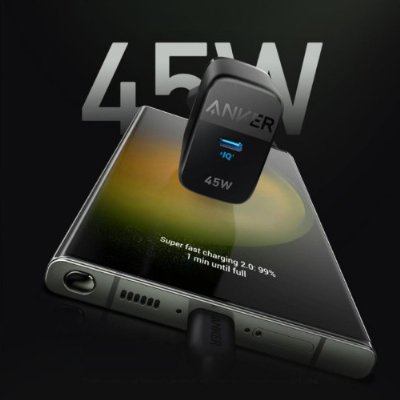 Anker 313 GaN A2643 45 W Type-C Hızlı Şarj Adaptörü