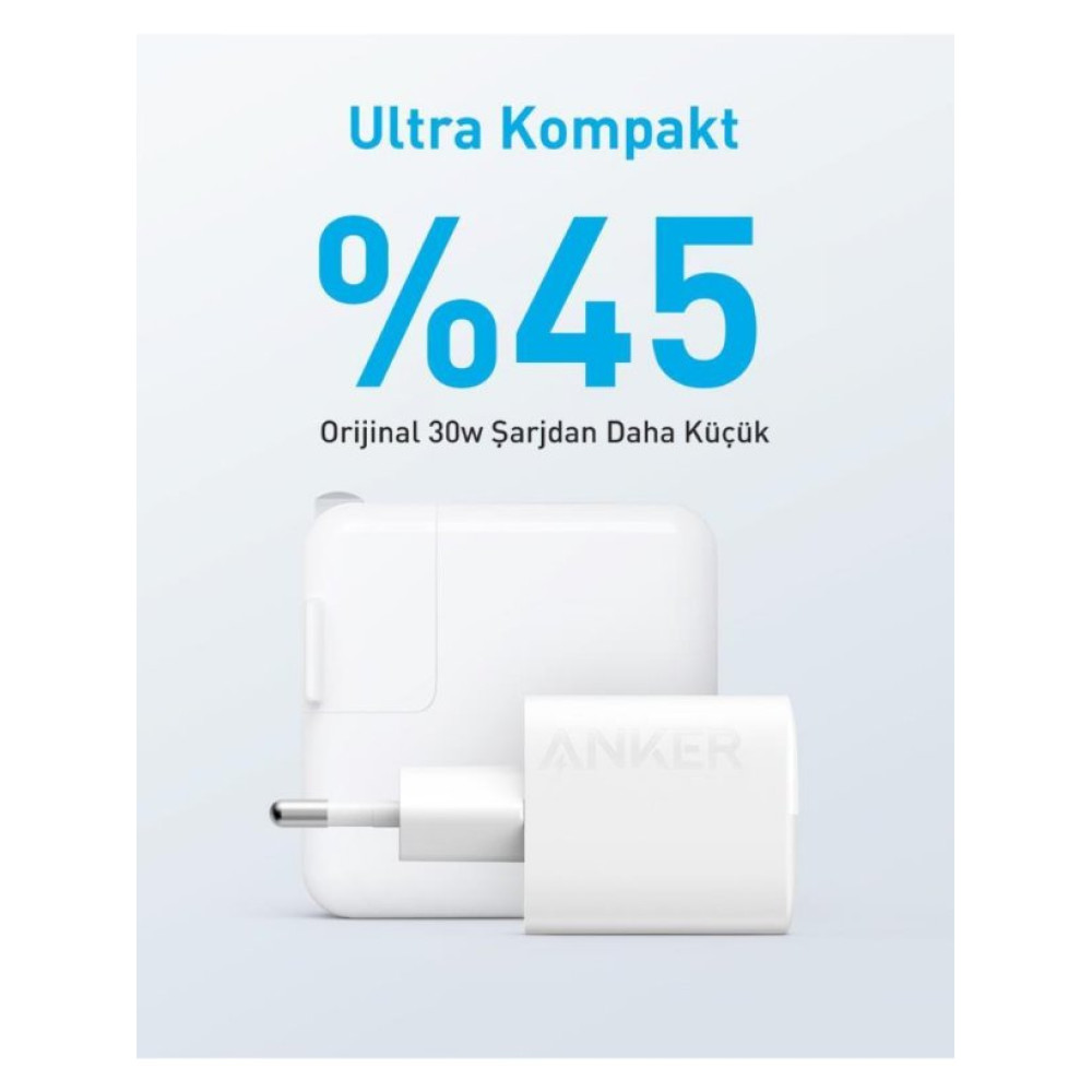 Anker 323 33 W Hızlı Şarj Adaptörü Teşhir