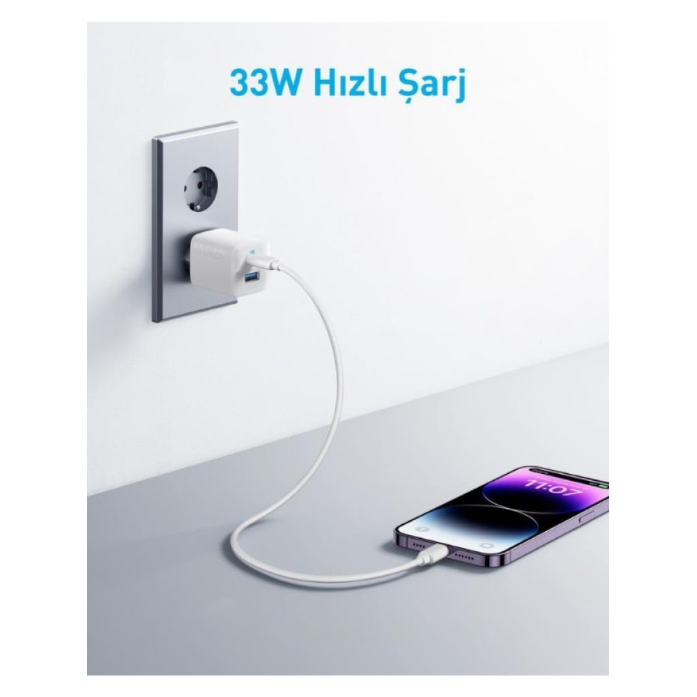 Anker 323 33 W Hızlı Şarj Adaptörü Teşhir