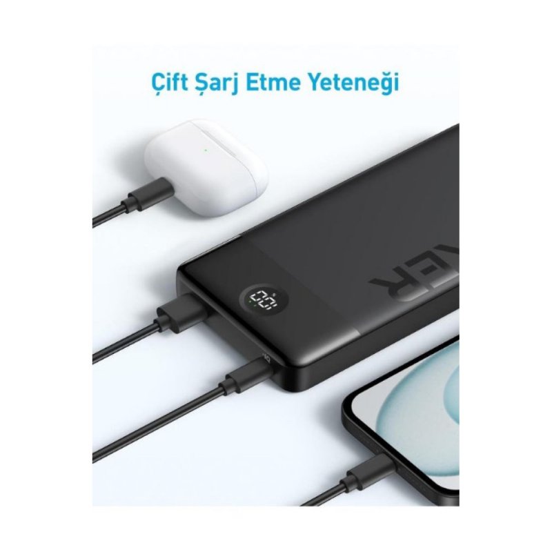 Anker 324 A1237 10000 mAh Hızlı Şarj Powerbank 