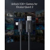 Anker 712 USB-A to USB-C 5 Metre Fiber Optik Şarj/Data Kablosu - Oculus Quest 2 ve 10 Gbps Destekli - Siyah - Y2111 