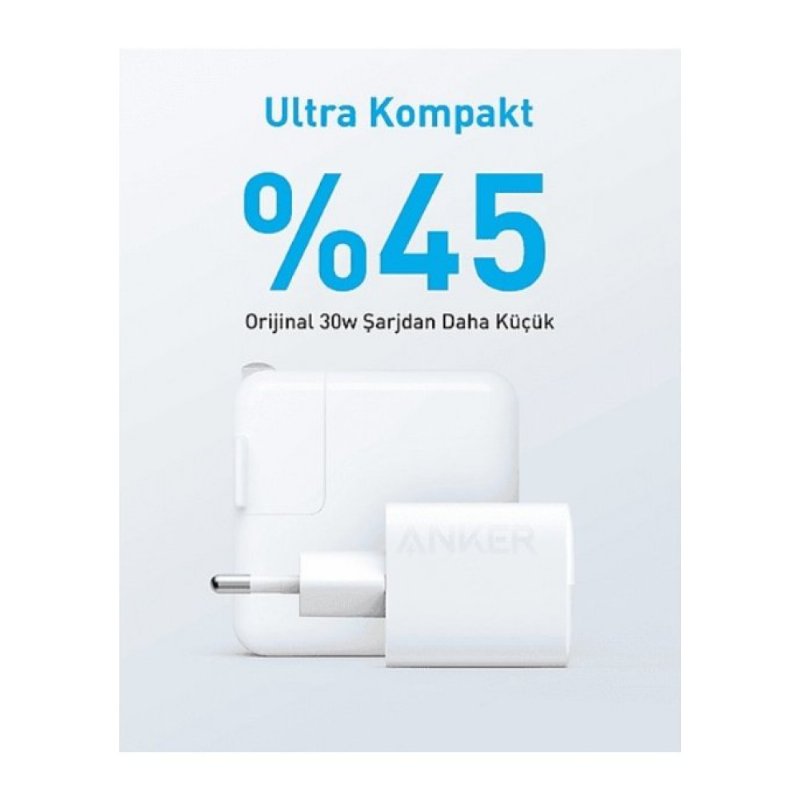 Anker 323 A2331 33 W Hızlı Şarj Adaptörü - TEŞHİR