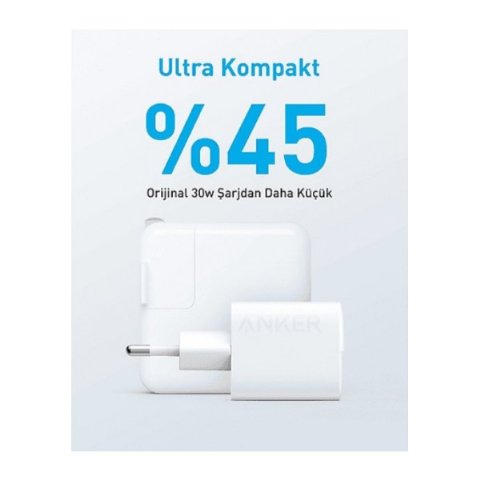 Anker 323 A2331 33 W Hızlı Şarj Adaptörü - TEŞHİR