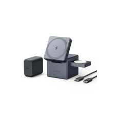 Anker Cube Y1811 3in1 MagSafe Kablosuz Hızlı Şarj Aleti...