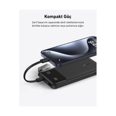 Anker A1388 10000 mAh Hızlı Şarj Powerbank Teşhir