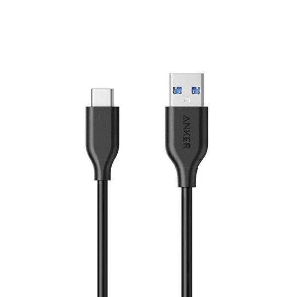 Anker Powerline 3 Feet USB Type-C - USB 3.0 Kablosu Siy...
