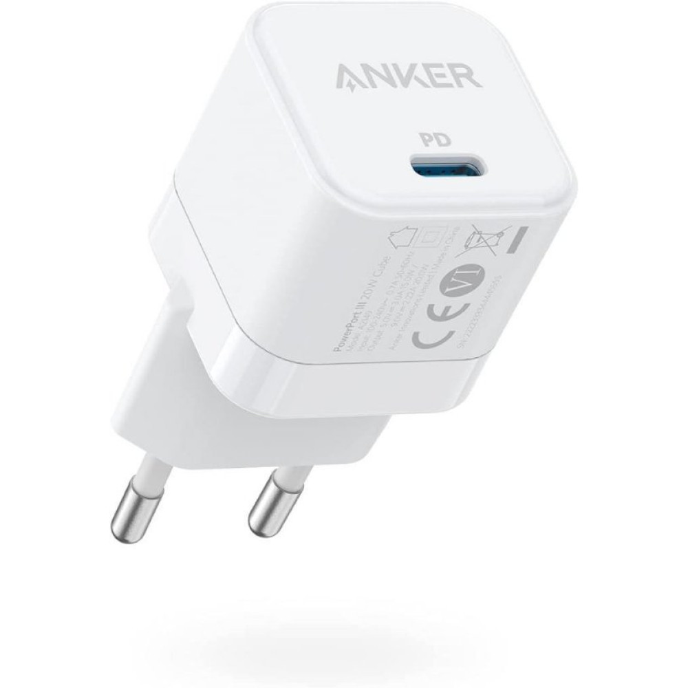 Anker PowerPort III Cube A2149 20 W Type-C Hızlı Şarj Adaptörü Outlet