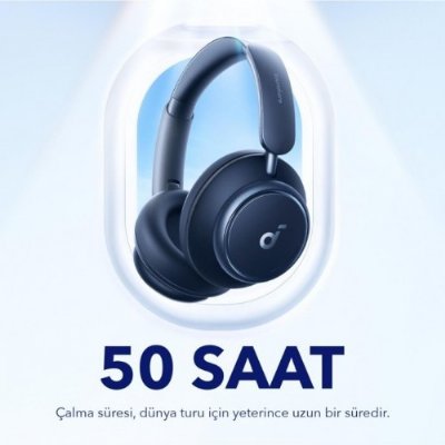 Anker SoundCore Space Q45 Mavi Kulak Üstü Bluetooth Kulaklık