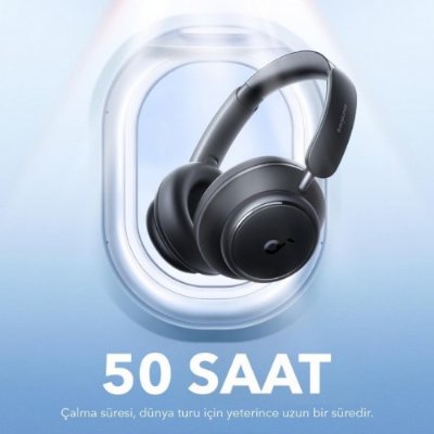 Anker SoundCore Space Q45 Siyah Kulak Üstü Bluetooth Kulaklık