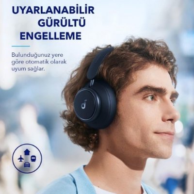Anker SoundCore Space Q45 Siyah Kulak Üstü Bluetooth Kulaklık