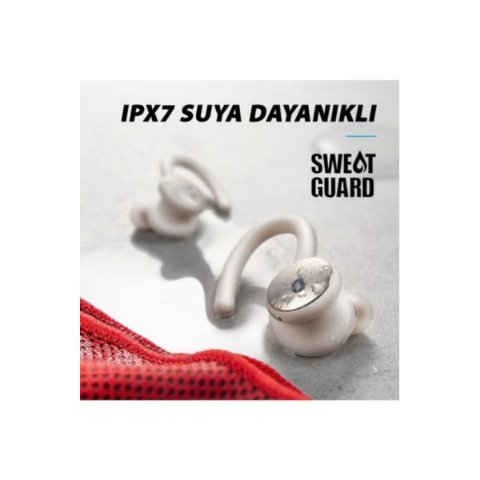 Anker SoundCore Sport X10 TWS Kulak İçi Bluetooth Kulaklık Beyaz Teşhir