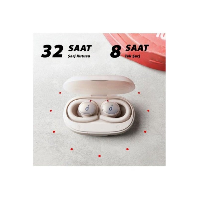 Anker SoundCore Sport X10 TWS Kulak İçi Bluetooth Kulaklık Beyaz Teşhir