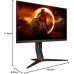 AOC 24G2SPU/BK 23.8" 1 ms Full HD Pivot IPS Oyuncu Monitörü Outlet