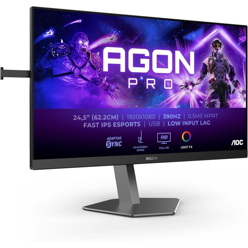 AOC AGON Pro AG256FS 24.5" 0.3 ms Full HD Pivot IPS 390 Hz Oyuncu Monitörü Teşhir