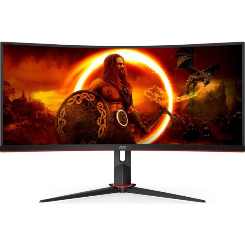 AOC CU34G2XP/BK 34" 1 ms WQHD Curved 180 Hz Oyuncu Monitörü Teşhir AOC CU34G2XP/BK 34" 1 ms WQHD Curved 180 Hz Oyuncu Monitörü Teşhir