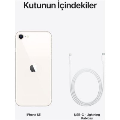 iPhone SE 3 2022 128 GB Yıldız Işığı (Apple Türkiye Garantili)
