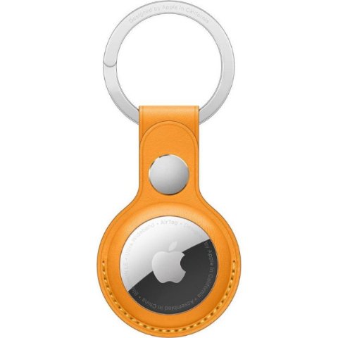 Apple AirTag Deri Anahtarlık - Kaliforniya Turuncusu Ou...