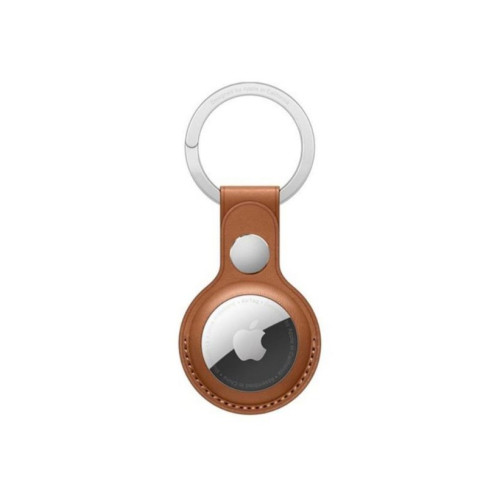 Apple AirTag Deri Anahtarlık - Klasik Kahve Outlet