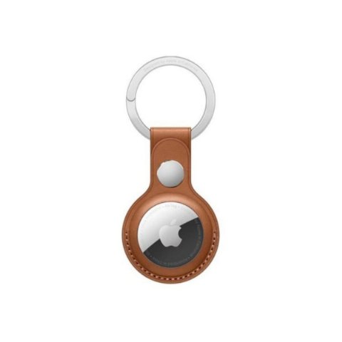 Apple AirTag Deri Anahtarlık - Klasik Kahve Outlet