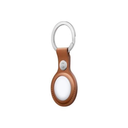 Apple AirTag Deri Anahtarlık - Klasik Kahve Outlet