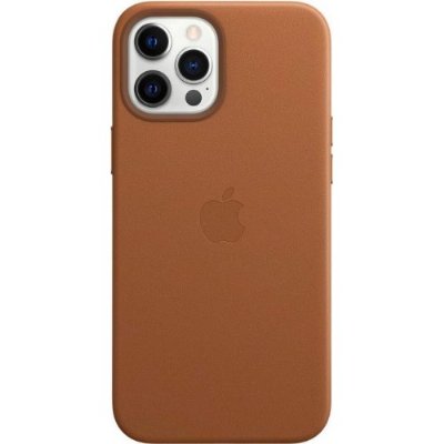 Apple iPhone 12 Pro Max Deri Kılıf MagSafe Klasik Kahve - MHKL3ZM/A