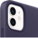 Apple iPhone 12 ve iPhone 12 Pro için MagSafe özellikli Deri Kılıf - Derin Mor