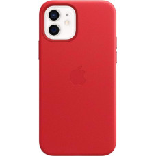 Apple iPhone 12-12 Pro için Magsafe Deri Kılıf - (PRODUCT) RED