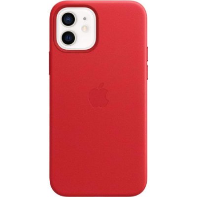 Apple iPhone 12-12 Pro için Magsafe Deri Kılıf - (PRODUCT) RED