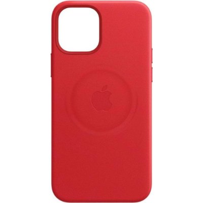 Apple iPhone 12-12 Pro için Magsafe Deri Kılıf - (PRODUCT) RED