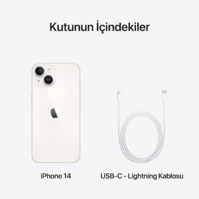 iPhone 14 128 GB Yıldız Işığı