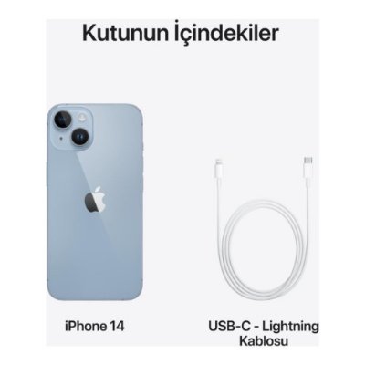iPhone 14 256 GB Mavi (Apple Türkiye Garantili)