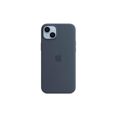 Apple iPhone 14 Plus için MagSafe özellikli Silikon Kılıf - Storm Blue ​​​​​​​Outlet