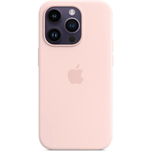 Apple iPhone 14 Pro için MagSafe özellikli Silikon Kılıf - Puslu Pembe ​​​​​​​Outlet