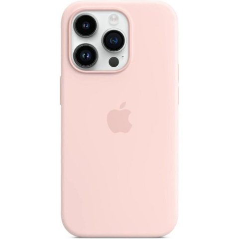 Apple iPhone 14 Pro için MagSafe özellikli Silikon Kılıf - Puslu Pembe ​​​​​​​Outlet
