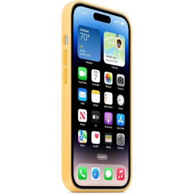 iPhone 14 Pro MagSafe Özellikli Silikon Kılıf Sıcak Sarı MPTM3ZM/A