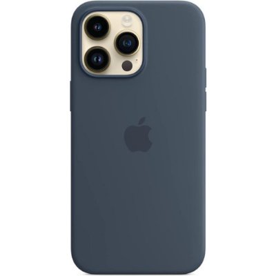 iPhone 14 Pro Max için MagSafe özellikli Silikon Kılıf - Fırtına Mavisi