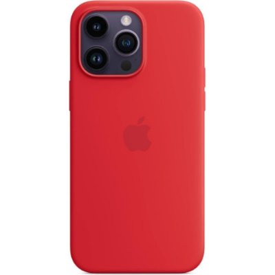 iPhone 14 için MagSafe özellikli Silikon Kılıf - (PRODUCT)RED Teşhir