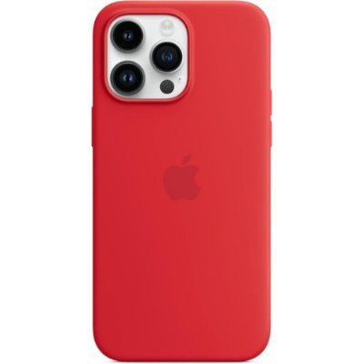 iPhone 14 için MagSafe özellikli Silikon Kılıf - (PRODUCT)RED Teşhir