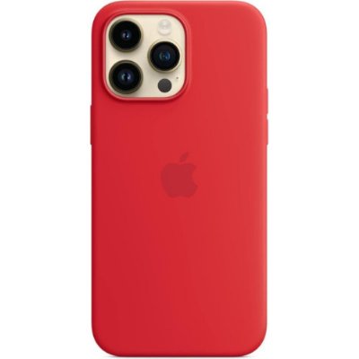iPhone 14 için MagSafe özellikli Silikon Kılıf - (PRODUCT)RED Teşhir