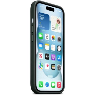 iPhone 15 MagSafe Özellikli Mikro Dokuma Kermes Meşesi Kılıf MT3J3ZM/A Teşhir