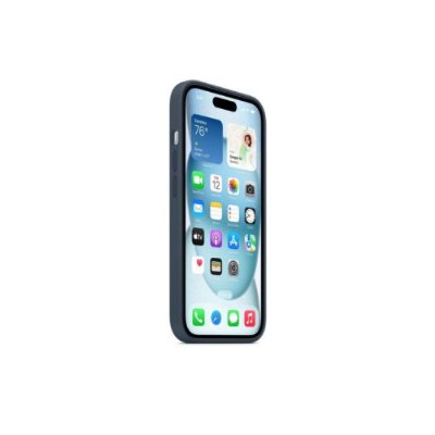 iPhone 15 MagSafe Özellikli Silikon Fırtına Mavisi Kılıf MT0N3ZM/A Teşhir
