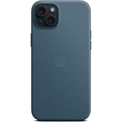Apple iPhone 15 Plus için MagSafe özellikli Mikro Dokuma Kılıf - Pasifik Mavisi Teşhir