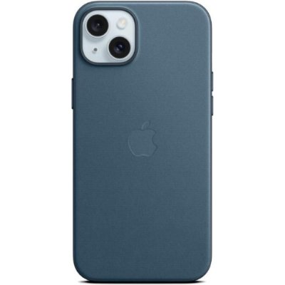 Apple iPhone 15 Plus için MagSafe özellikli Mikro Dokuma Kılıf - Pasifik Mavisi Teşhir