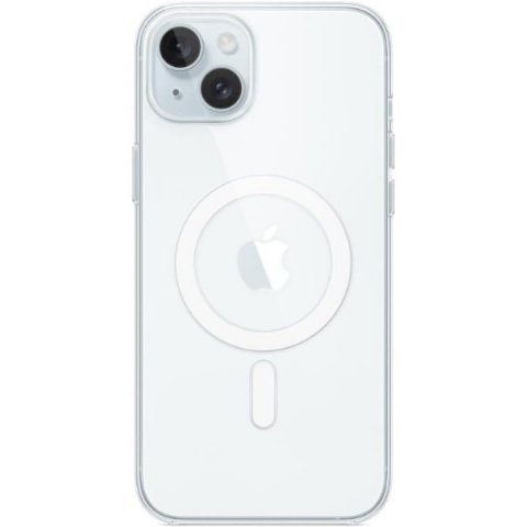 iPhone 15 Plus için MagSafe özellikli Şeffaf Kılıf Teşhir