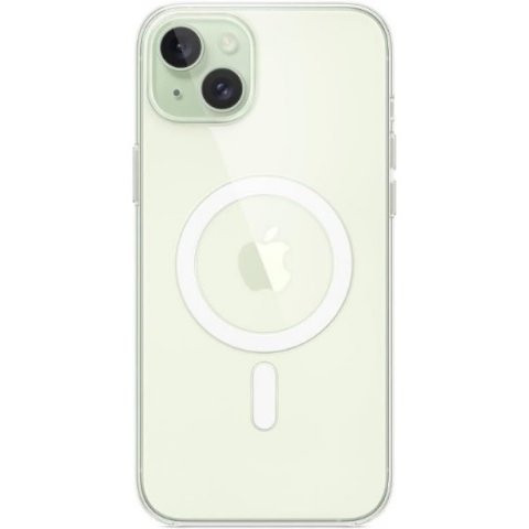 iPhone 15 Plus için MagSafe özellikli Şeffaf Kılıf Teşhir