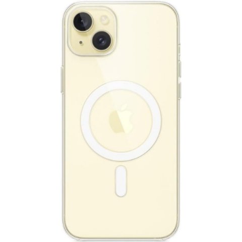 iPhone 15 Plus için MagSafe özellikli Şeffaf Kılıf Teşhir