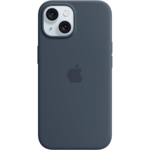 iPhone 15 Plus MagSafe Özellikli Silikon Fırtına Mavisi Kılıf MT123ZM/A