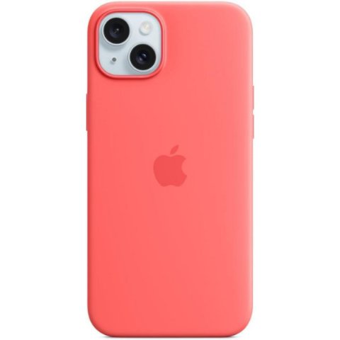 iPhone 15 Plus için MagSafe özellikli Silikon Kılıf - Guava Outlet