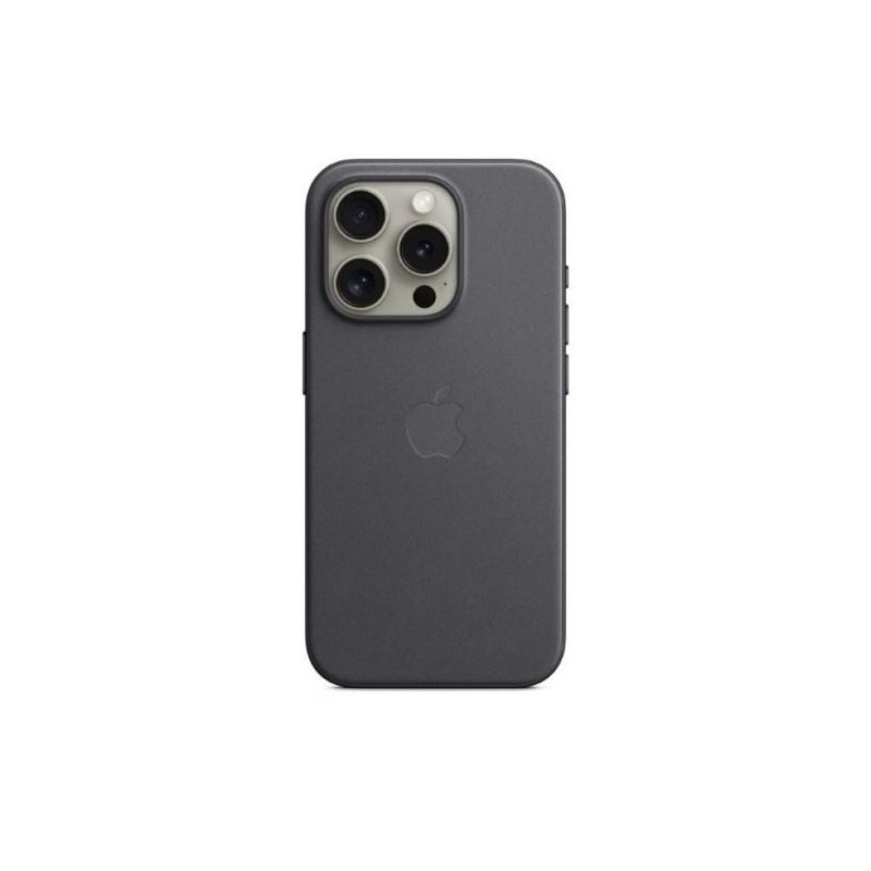 iPhone 15 Pro MagSafe Özellikli Mikro Dokuma Siyah Kılıf MT4H3ZM/A Teşhir